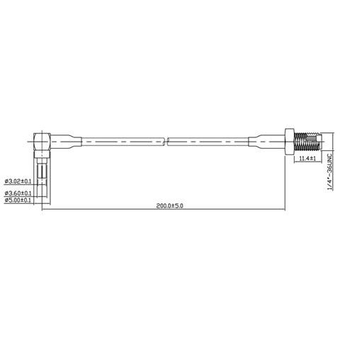 88466 CRC-9 SMA Nero, Oro, Argento cavo di interfaccia e adattatore - Foto 1